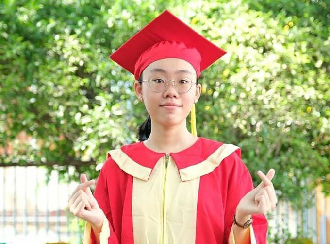 Nguyễn Minh Anh, thủ khoa lớp 10 của TP HCM năm 2024. Ảnh: Nhân vật cung cấp