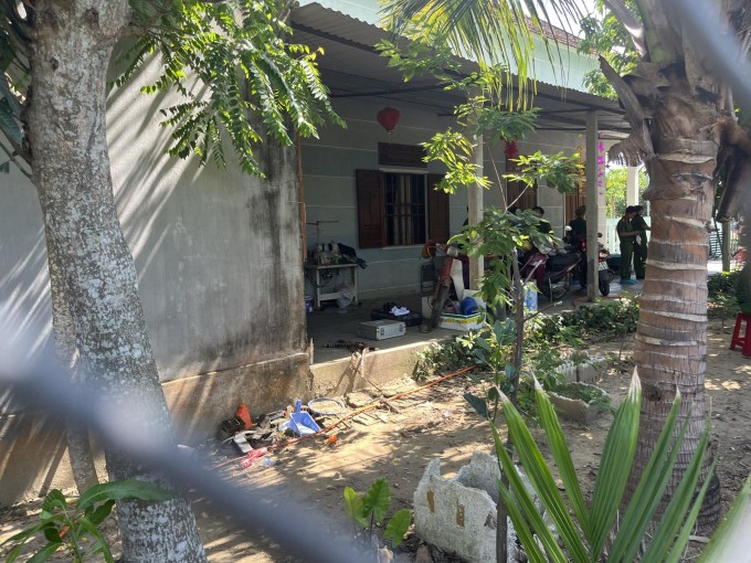 Ngôi nhà xảy ra án mạng. Ảnh: Phạm Linh