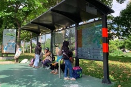 Tin tức trong ngày - Nhiều nhà chờ xe buýt bị mất thiết bị