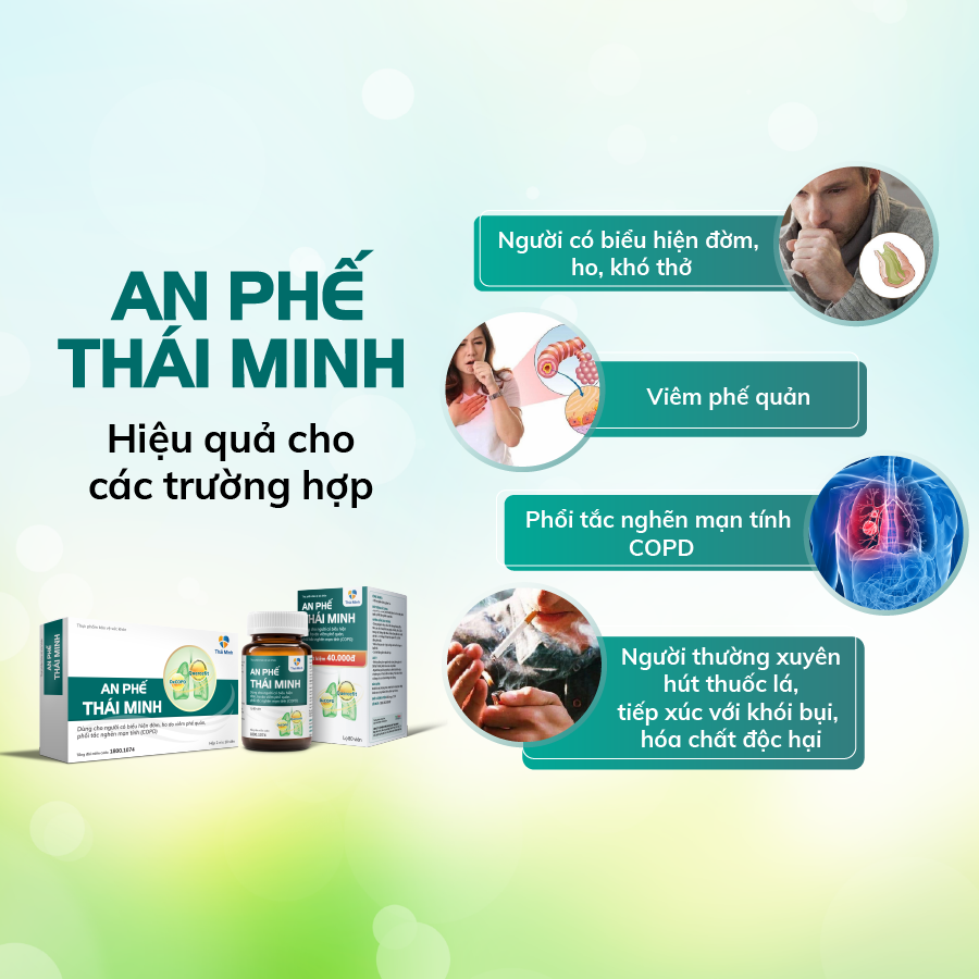 An Phế Thái Minh - Thương hiệu uy tín về giảm đờm, ho, khó thở - 3