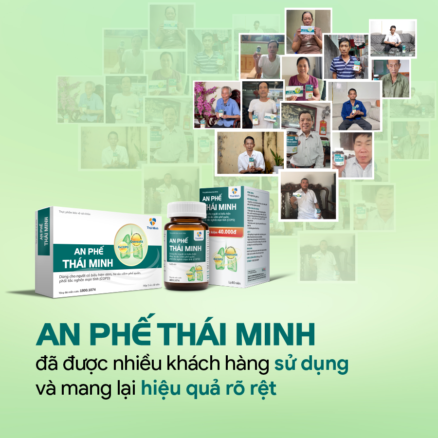An Phế Thái Minh - Thương hiệu uy tín về giảm đờm, ho, khó thở - 2