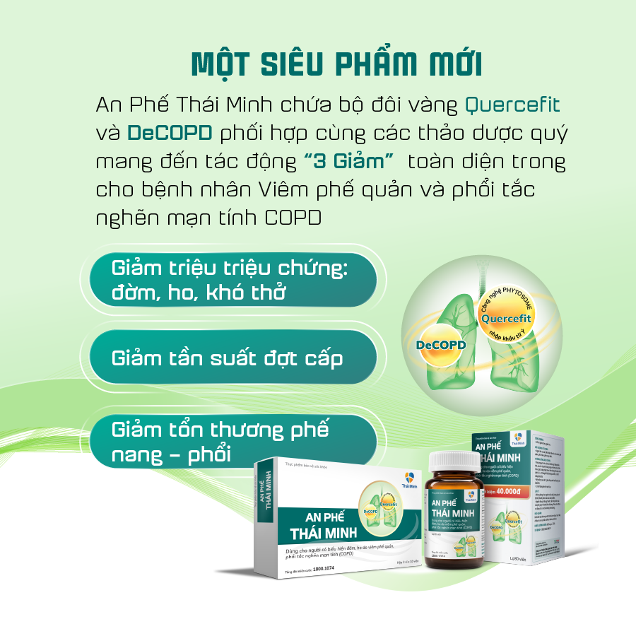 An Phế Thái Minh - Thương hiệu uy tín về giảm đờm, ho, khó thở - 1