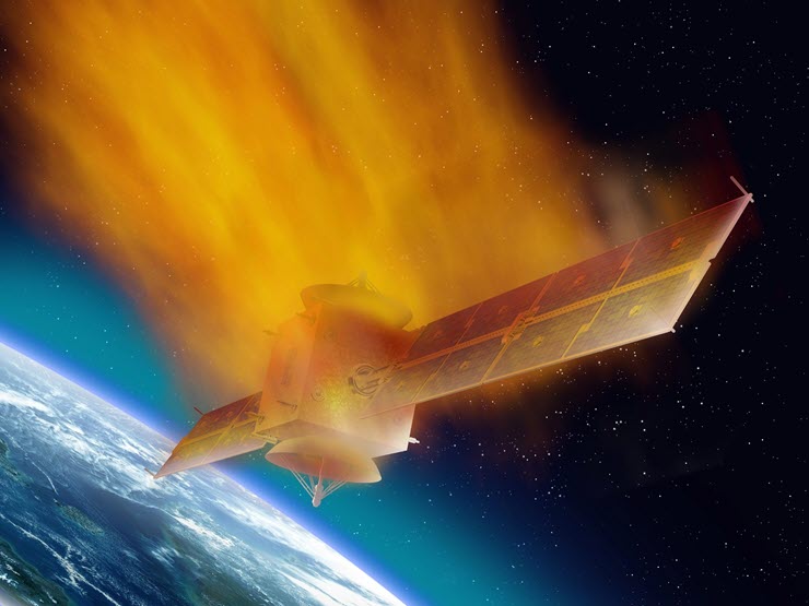 Các vệ tinh “chết” rơi xuống Trái Đất đang tàn phá tầng ozone.