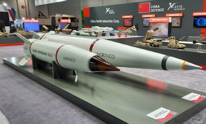 Tên lửa Hỏa Long 480 (mẫu lớn hơn) trong bức ảnh đăng tháng 11/2021. Ảnh: X/VatsRo