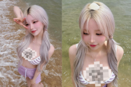 Bạn trẻ - Cuộc sống - Hot girl tóc bạch kim xứ Hàn xinh như búp bê, body cực phẩm