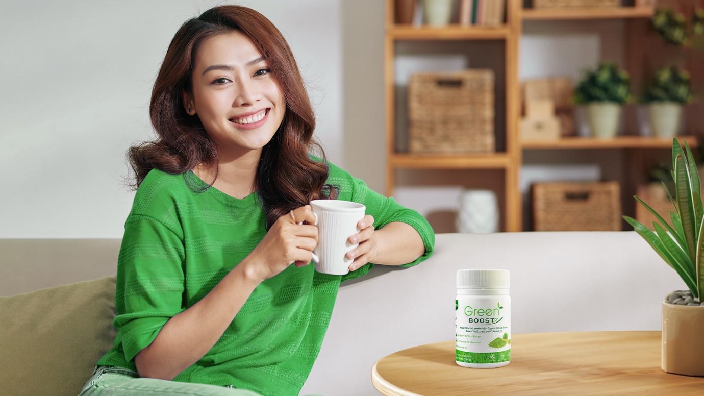 Trà diệp lục thảo mộc Greenboost - Cơ thể nhẹ nhàng, tinh thần thư thái - 1