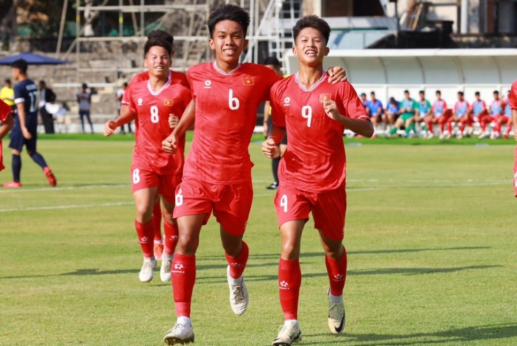 Video bóng đá U16 Việt Nam - U16 Brunei: Vùi dập 15 bàn, ra quân mãn nhãn