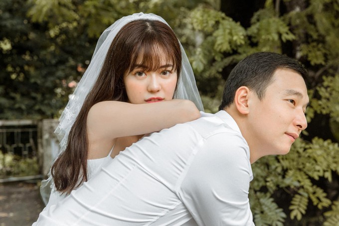 Ảnh cưới của Nguyễn Thanh Vân và Dương Siêu, chụp năm 2018. Ảnh: Nhân vật cung cấp