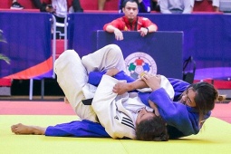 Thể thao - Võ sỹ Hoàng Thị Tình tung đòn giành HCV Judo quốc tế, lấy vé Olympic Paris