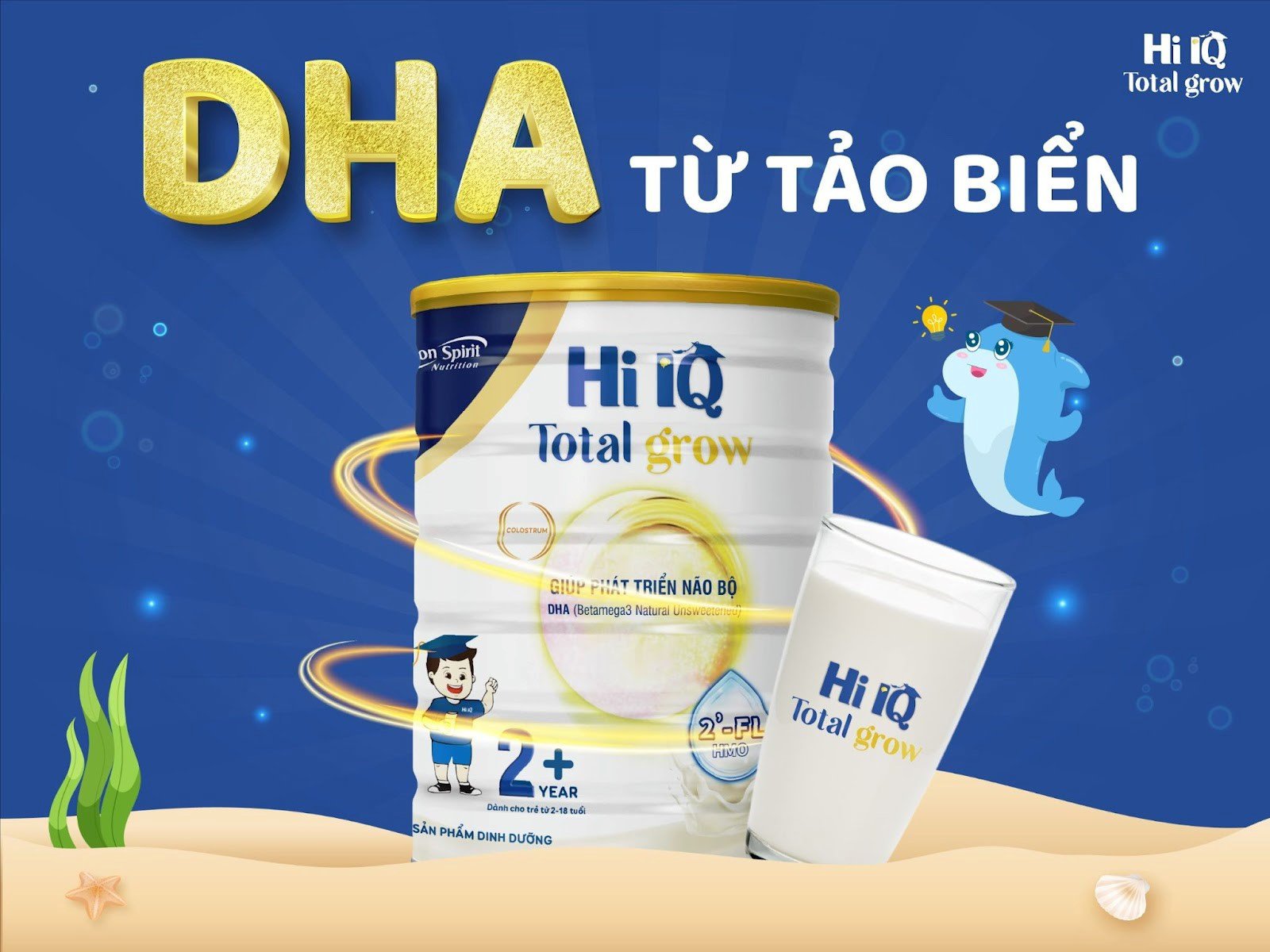 DHA từ tảo biển tự nhiên - Bí kíp chăm sóc não bộ cho con trẻ