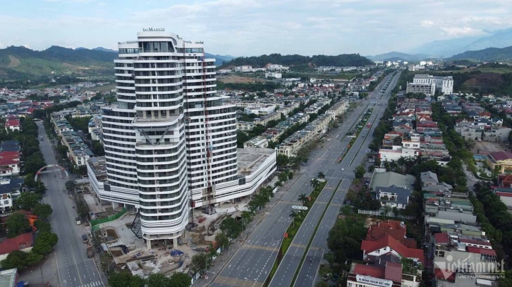 The Manor Tower Lào Cai nằm tại vị trí đắc địa ở TP Lào Cai. Ảnh: Nguyễn Dũng&nbsp;