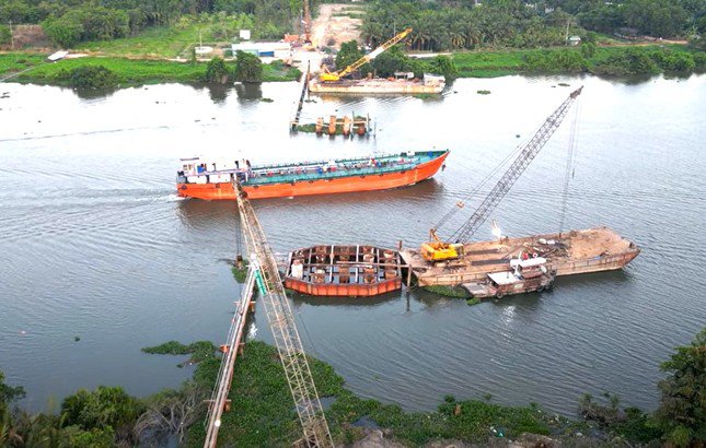 Cầu Bình Gởi: Siết chặt tiến độ thi công, vượt kế hoạch ấn tượng