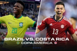 Nhận định bóng đá Brazil - Costa Rica: Chờ dàn sao Samba thị uy (Copa America)