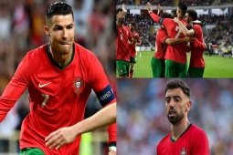 Báo chí tiết lộ Ronaldo - Fernandes “có vấn đề”, hàng công Bồ Đào Nha đáng lo