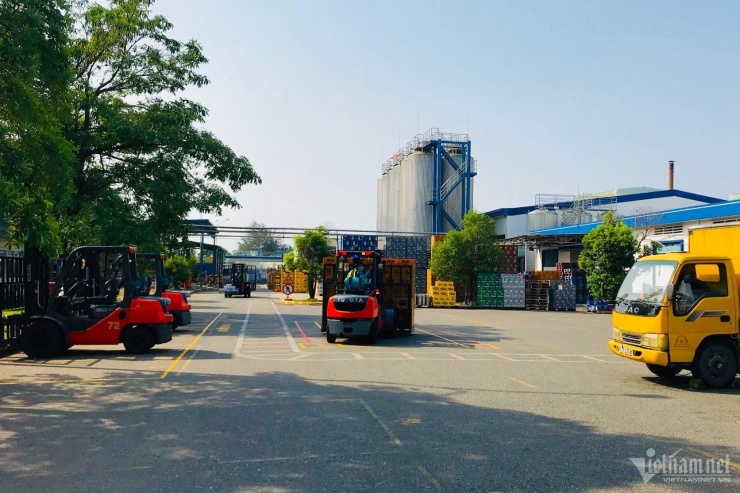 Nhà máy Bia Heineken Quảng Nam tạm dừng hoạt động. Ảnh: Q.T