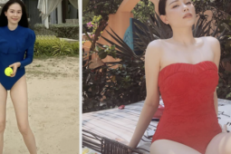 Làm đẹp - Linh Rin hiếm hoi diện bikini khoe sắc vóc sau sinh