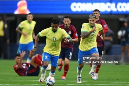 Video bóng đá Brazil - Costa Rica: Kiên cường chống trả, điểm số lịch sử (Copa America)