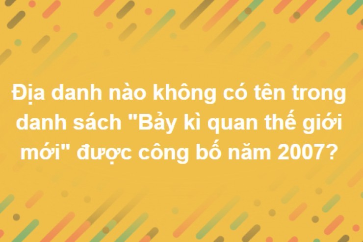 Người trả lời đúng hết bộ câu hỏi này trong 5 phút đích thực là "siêu trí tuệ"