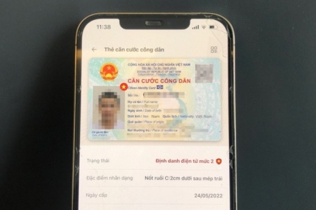 Căn cước điện tử sẽ thay thế thẻ căn cước công dân trên ứng dụng VNeID kể từ 1/7