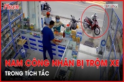 Pháp luật - Vào tiệm thuốc mua khẩu trang, nam công nhân bị trộm xe chỉ sau 3 giây