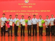 Tin tức trong ngày - Thanh tra Chính phủ công bố 7 quyết định về nhân sự