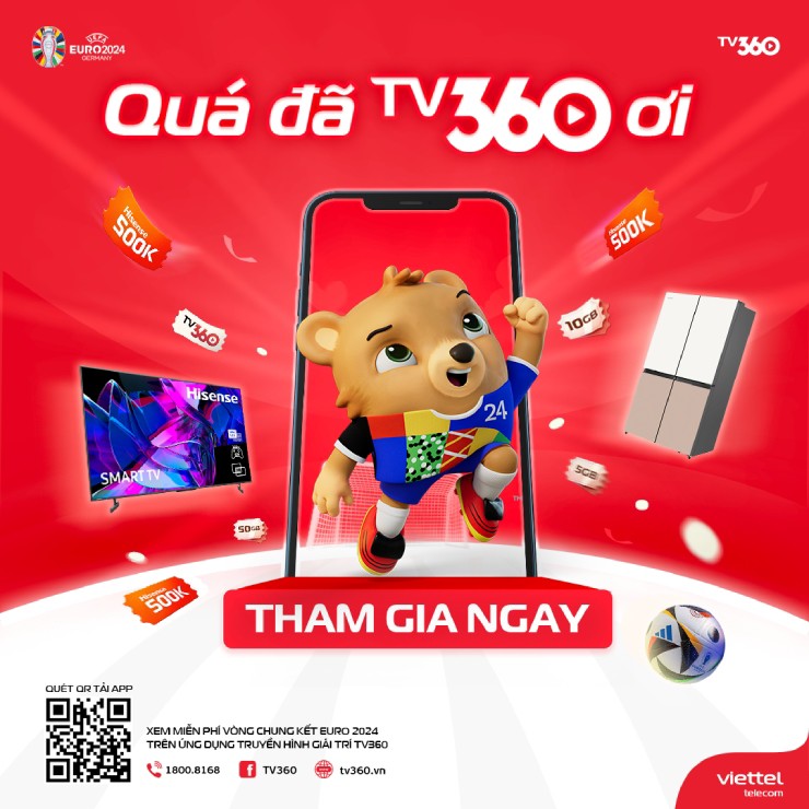 Cơ hội trúng quà mỗi ngày với hơn hàng trăm phần quà khủng đang chờ bạn trên ứng dụng TV360 trong chương trình “Nhà tiên tri”. Nguồn ảnh: TV360