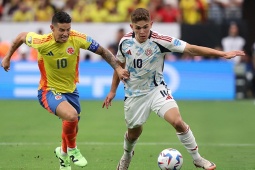 Video bóng đá Colombia - Costa Rica: Rodriguez thăng hoa, độc chiếm ngôi đầu (Copa America)