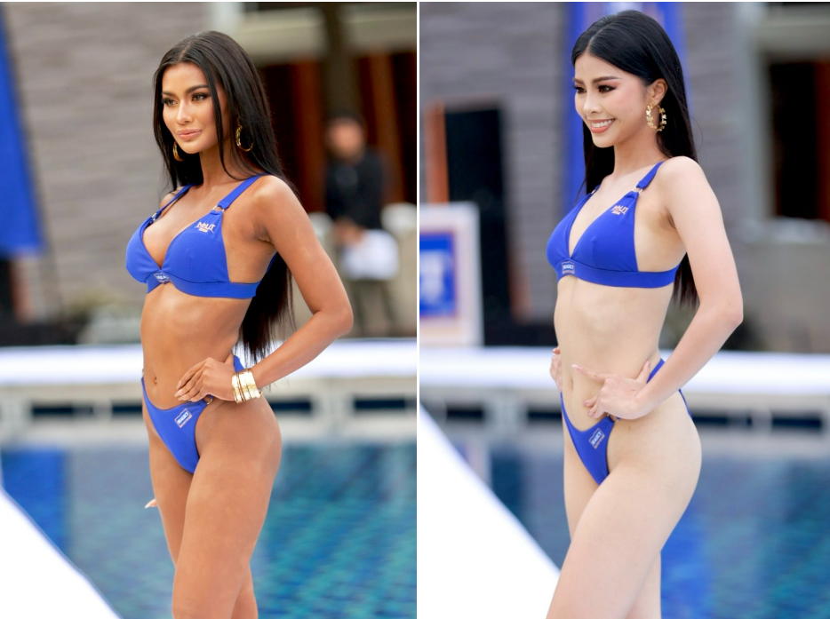 Thí sinh ngoại cỡ diễn bikini ở Hoa hậu Hoàn vũ Thái Lan 2024 - 20
