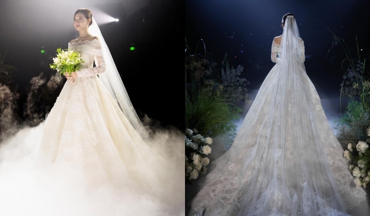 4 mẫu váy cưới giúp Midu ghi điểm - 2