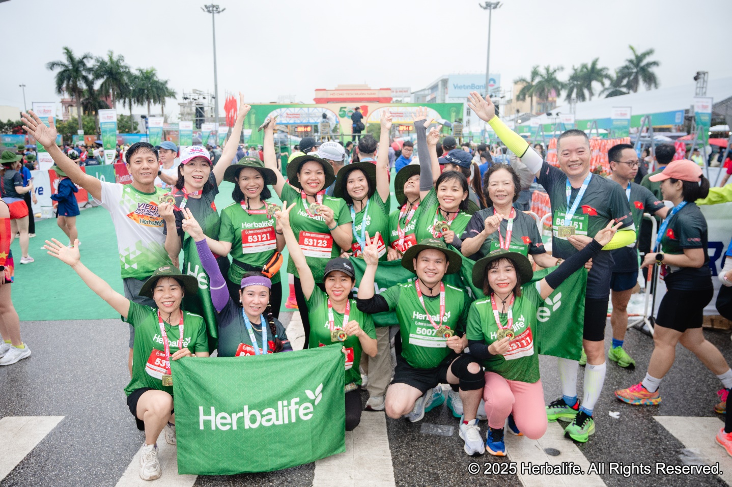 Tinh thần nhiệt huyết của VĐV của Herbalife
