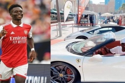 Đạt mốc ghi bàn và kiến tạo đáng nhớ, Bukayo Saka kiếm được bao nhiêu tiền tại Arsenal?