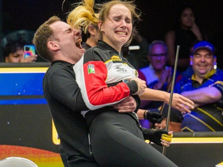 Trai tài gái sắc làng bi-a: Chồng vô địch thế giới, vợ thống trị giải châu Âu