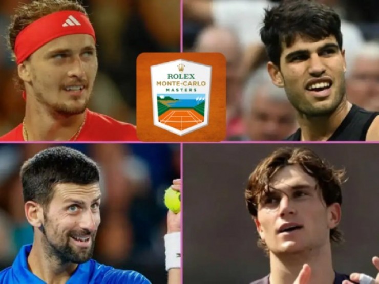 Lịch thi đấu tennis đơn nam giải Monte Carlo Masters 2025 mới nhất