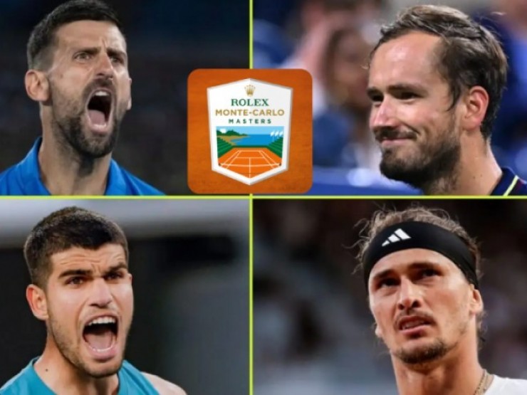 Kết quả thi đấu tennis đơn nam giải Monte Carlo Masters 2025 mới nhất