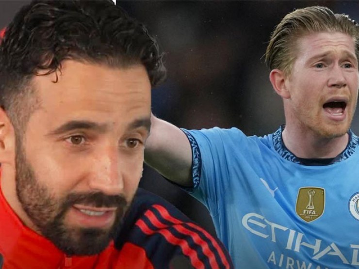Amorim tiếc vì De Bruyne không chơi cho MU, chờ Mainoo tái xuất đại chiến Man City