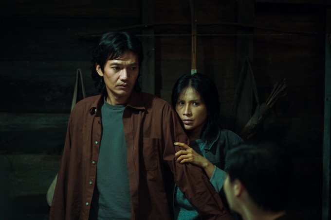 Quang Tuấn, Khả Như đóng cặp trong phim "Quỷ nhập tràng". Ảnh: Đoàn phim cung cấp