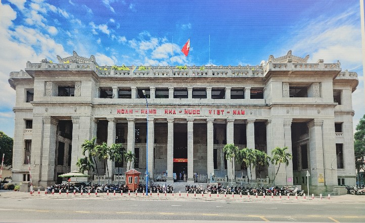 Và diện mạo trụ sở Ngân hàng Nhà nước chi nhánh khu vực 2 hiện tại (quận 1, TP HCM)
