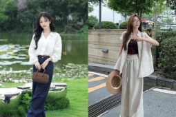 Sành điệu suốt mùa xuân hè 2025 với 4 cách mặc áo sơ mi và quần ống rộng, giúp nàng 1m5 trông như 1m7