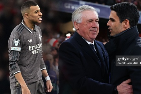 "Bộ tứ siêu đẳng" Real hóa cầu thủ nhỏ ở Cúp C1, Arteta cao tay hạ Ancelotti - Pep (Clip 1 phút)