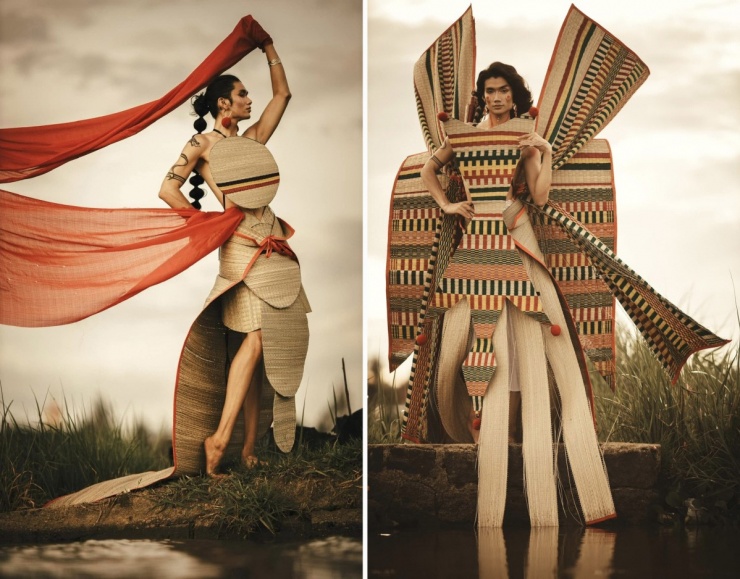 Theo Harry, "Chiếu show" là dự án tốn kém nhất anh từng thực hiện, qua đó rút ra bài học về quản lý thời gian lẫn chi phí. Loạt tác phẩm độc đáo được anh thiết kế từ chiếu cói dệt thủ công tại làng Định Yên.