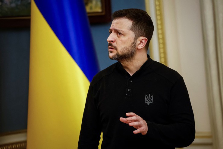 Tổng thống Ukraine Volodymyr Zelensky. Ảnh: Reuters.