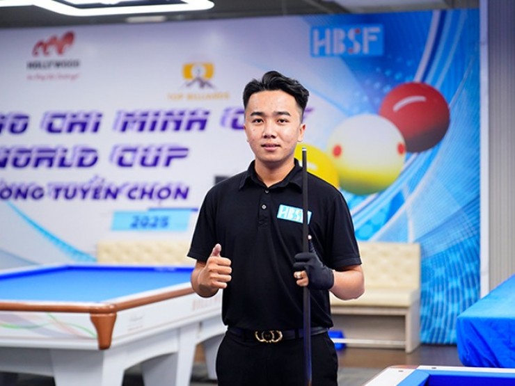 Cơ thủ trẻ Việt Nam xuất sắc giành vé tham dự bi-a World Cup