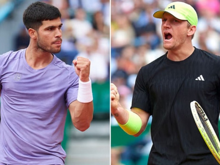 Nhận định bán kết Monte Carlo 2025: Alcaraz đấu đồng hương, Musetti đại chiến De Minaur