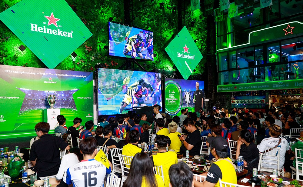 Các fan đích thực đã có một đêm xem bóng đá cùng UEFA Champions League và Heineken đáng nhớ!