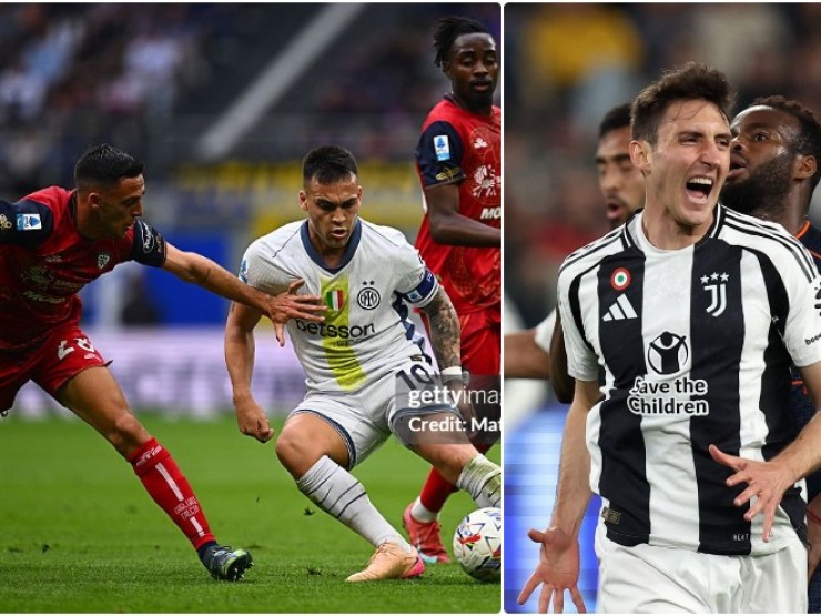 Rực lửa vòng 32 Serie A: Inter thắng thuyết phục, Juventus chen chân vào Top 3