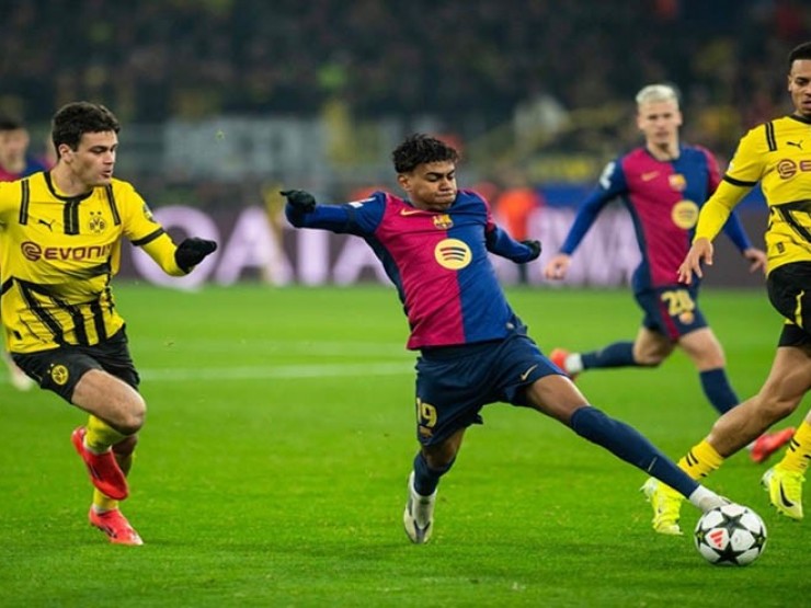 Trực tiếp bóng đá Dortmund - Barcelona: Thầy trò Flick vẫn quyết thắng (Cúp C1)