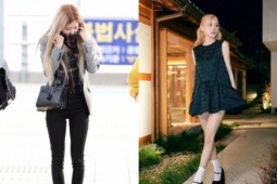 Từng tìm mọi cách giấu đôi chân vòng kiềng, Rosé (Blackpink) giờ gây " náo loạn " Las Vegas với " cặp kiếm Nhật " đắt giá