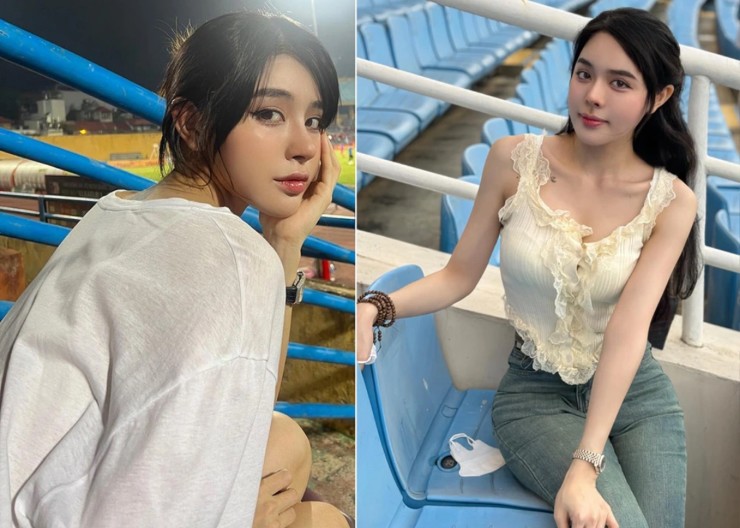 Cô thường xuyên xuất hiện trên khán đài để cổ vũ cho bạn trai trong các trận đấu quan trọng.
