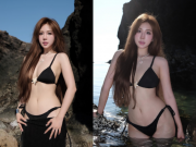 Bạn trẻ - Cuộc sống - Hot girl Tuyên Quang diện bikini khoe làn da “trắng phát sáng“