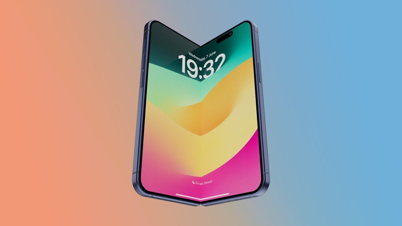 Ảnh concept iPhone Fold.